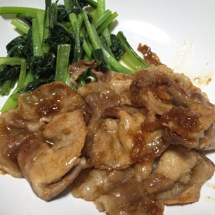 砂糖不使用♪ ニンニクでスタミナ!豚肉の生姜焼き